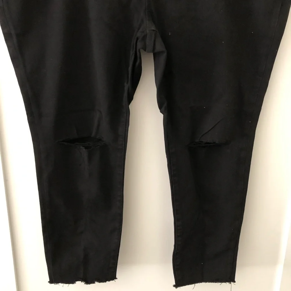 Madewell Black Petite 10" High-Rise Roadtripper Jeans 36P - Picture 7 of 13